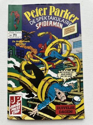 Peter Parker De Spectaculaire Spider-Man 71 (1983 Series / Junior Press) Nederlands