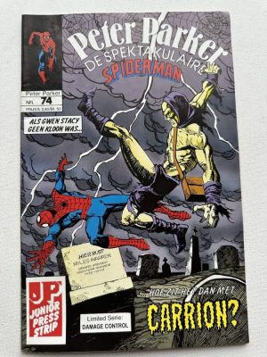 Peter Parker De Spectaculaire Spider-Man 74 (1983 Series / Junior Press) Nederlands