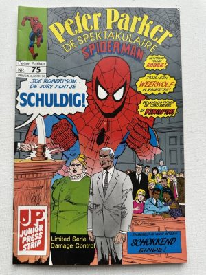 Peter Parker De Spectaculaire Spider-Man 75 (1983 Series / Junior Press) Nederlands