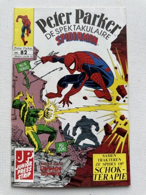 Peter Parker De Spectaculaire Spider-Man 82 (1983 Series / Junior Press) Nederlands