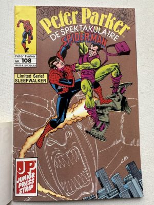 Peter Parker De Spectaculaire Spider-Man 108 (1983 Series / Junior Press) Nederlands
