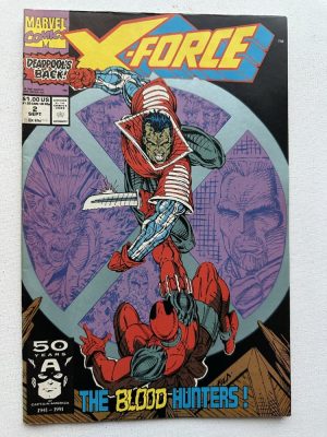 X-Force 2 (1991 1st Series / Marvel) Key Second Deadpool Appearance