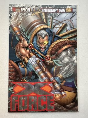 X-Force 50 Variant Gatefold Wrabaround Foil Cover By Rob Liefield (1st Series 1991 / Marvel)