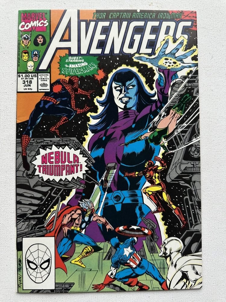 Avengers 318 (1990 / Marvel) Spider-Man Appearance
