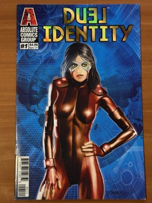 Duel Identity 1 Holographic Gold Foil Variant Cover By Brandon Peterson (2020 / Absolute)
