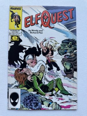 Elfquest 24 Cover By Wendy Pini (1985 Marvel / Epic)