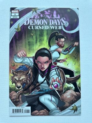 Demon Days: Cursed Web 1 Variant Cover By Ron Lim (2021 / Marvel)