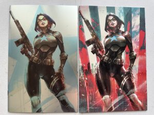 GI Joe 1 616 Exclusive Limited (1000) Virgin Foil & Regular Virgin Cover Set By Ivan Tao (2024 Image)