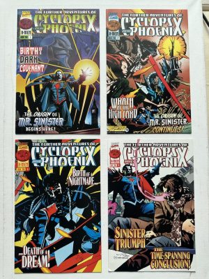 Cyclops & Phoenix, The Further Adventures Of 1-4  (1992 Marvel / Complete Mini-Series)