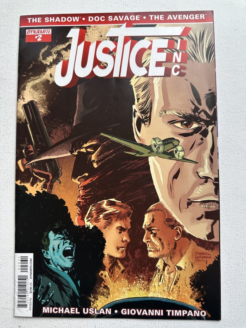 Justice Inc 2 Variant Cover by Gabriel Hardman (2014 Dynamite)