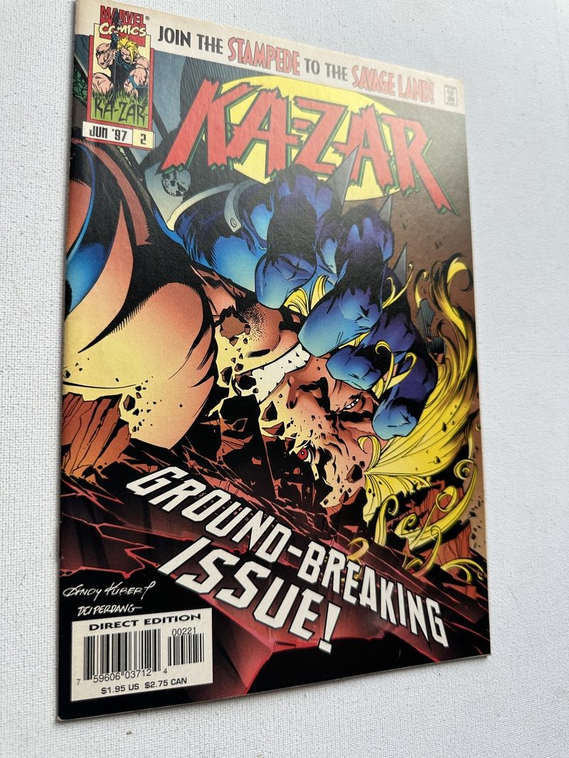 Ka-Zar 2 Cover by Andy Kubert (1997 3rd Series Marvel) - Image 4