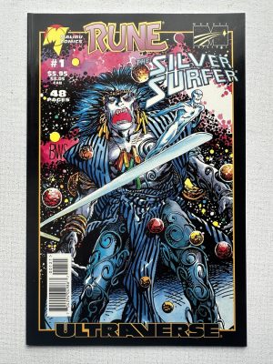 Rune / Silver Surfer Prestige Format 1-Shot Cover By Barry Windsor-Smith (1996 Malibu/ Marvel) Ultraverse Now Marvel Earth-93060