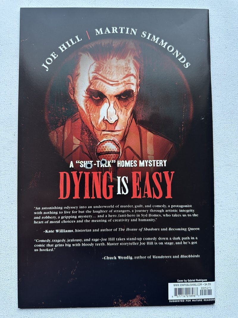 Dying Is Easy 5 Variant Cover by Gabriel Rodriguez (2019 IDW) - Image 3