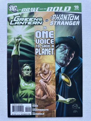 Brave and the Bold 19 Cover by Doug Braithwait (2007 3rd Series DC) Green Lantern And Phanthom Stranger