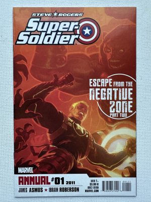 Steve Rogers Super-Soldier Annual 1 Cover by Black Frog (2010 Marvel)