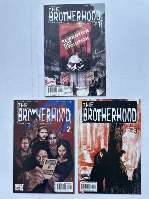 Brotherhood 1-3 Cover by Bill Sienkiewicz (2001 Marvel)
