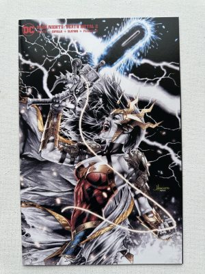 Dark Nights Death Metal 2 Unknown Comics Exclusive Color Spot Minimal Trade Dress Cover by Jay Anacleto (2020 DC)